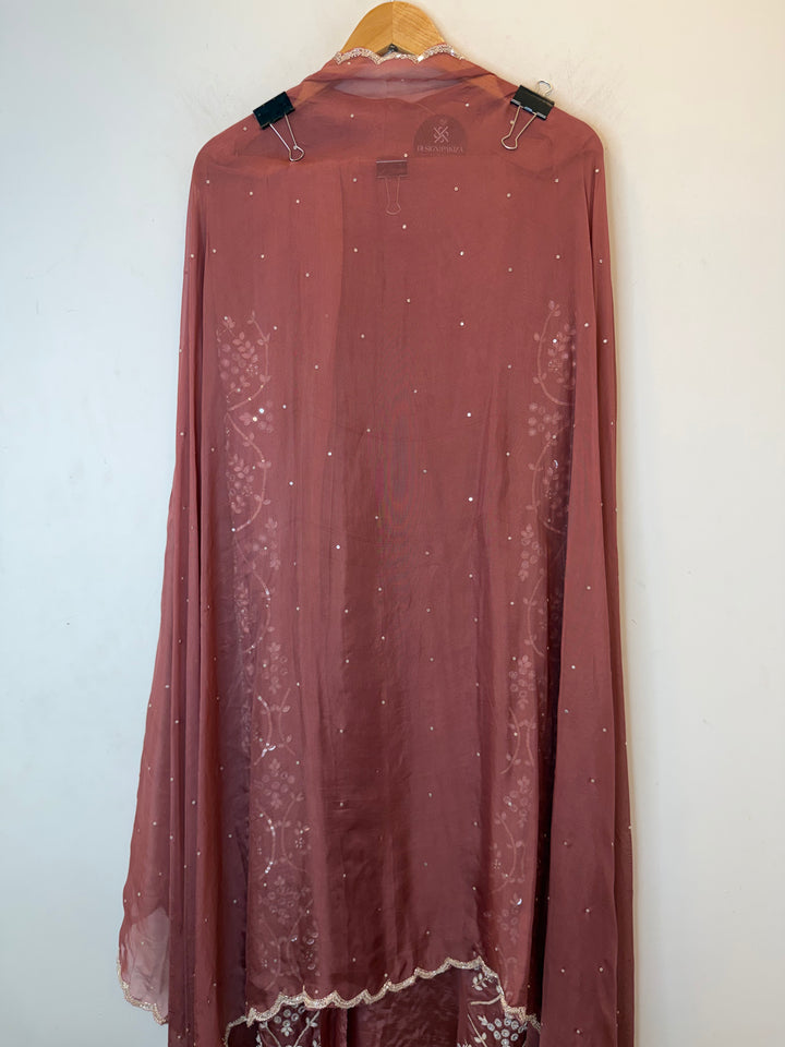 Solena – Silk Organza Handworked Suit