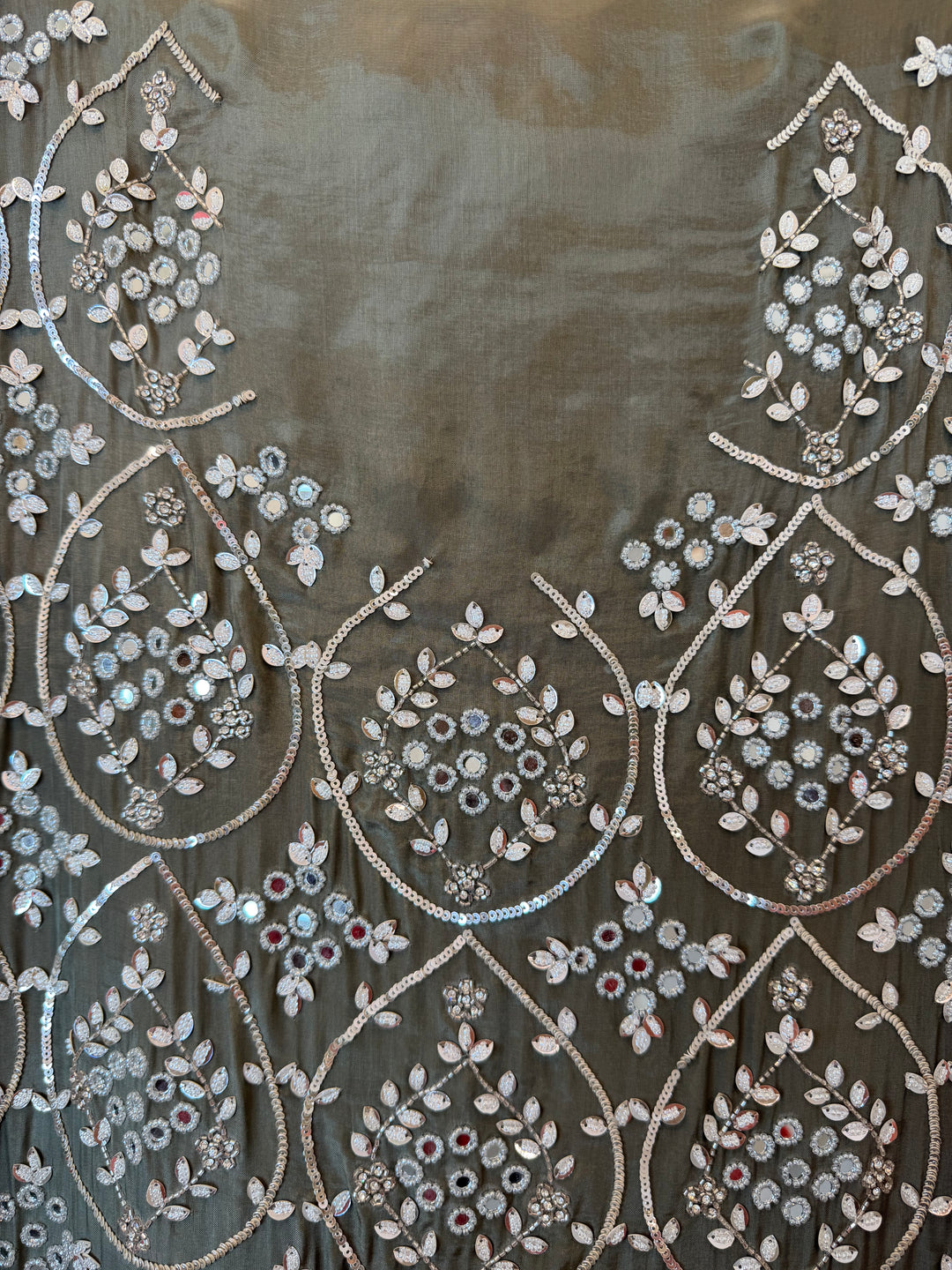Solena – Silk Organza Handworked Suit