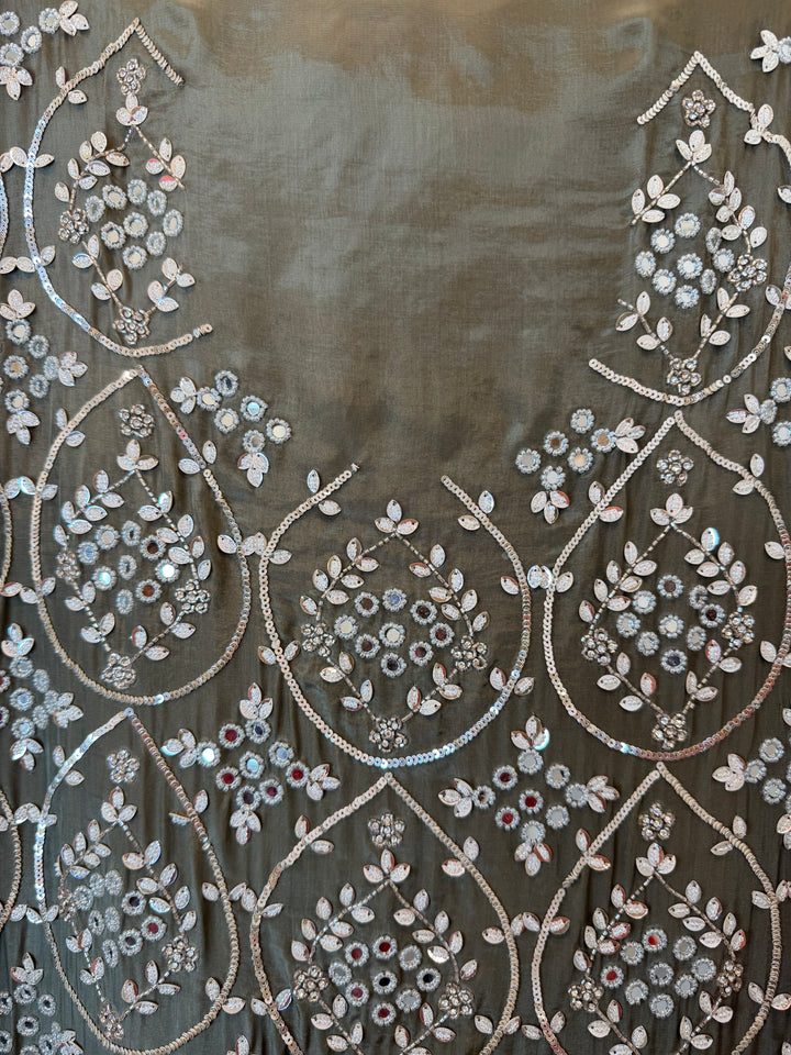 Solena – Silk Organza Handworked Suit