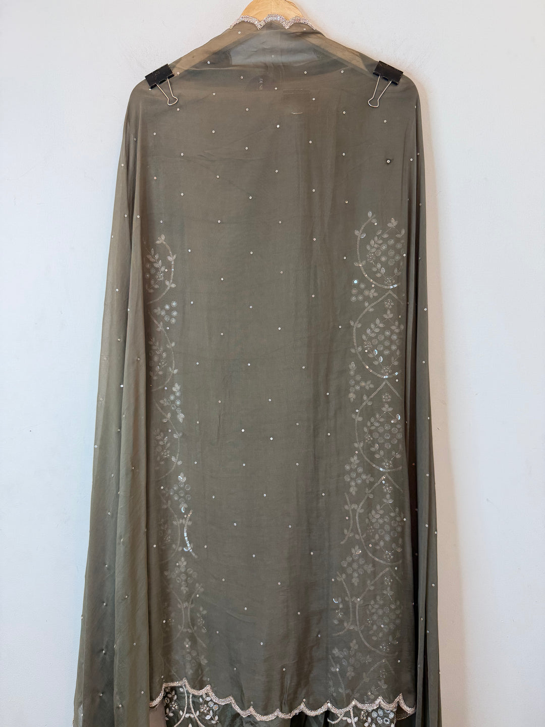 Solena – Silk Organza Handworked Suit