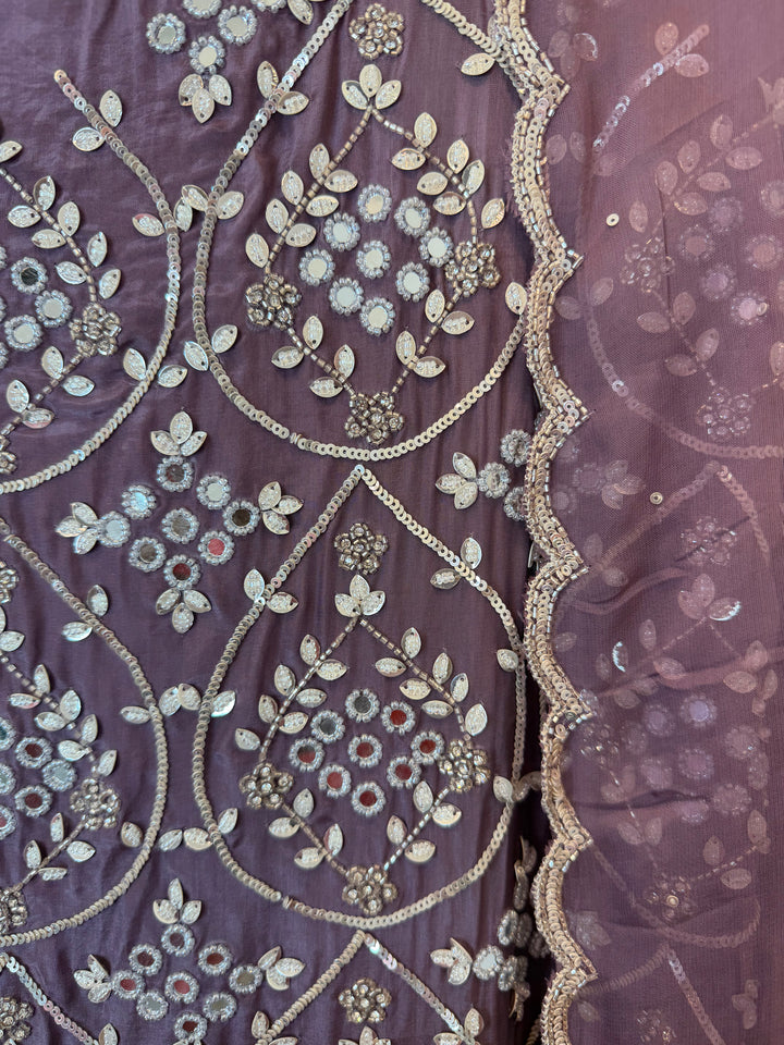 Solena – Silk Organza Handworked Suit