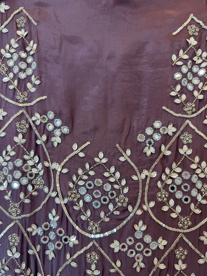 Solena – Silk Organza Handworked Suit