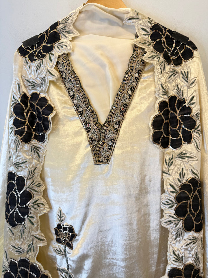 Silk Velvet Unstitched Suit