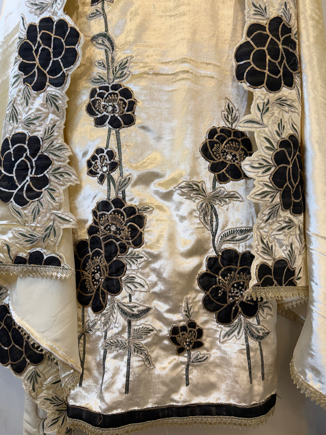 Silk Velvet Unstitched Suit