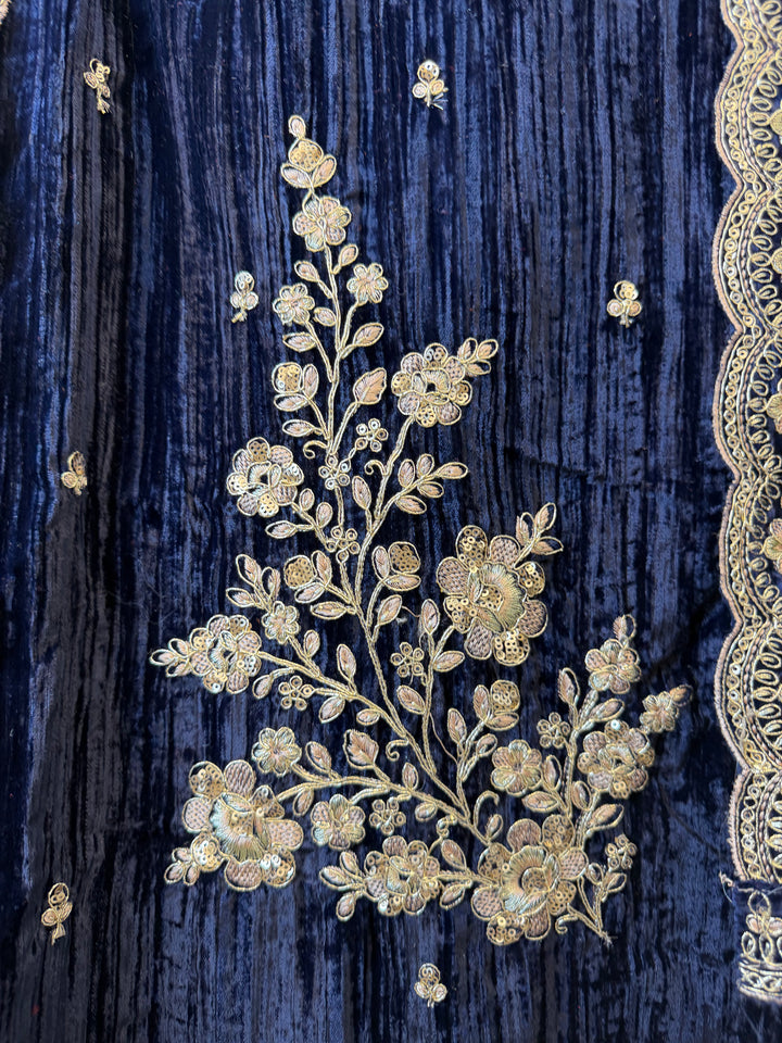 Zehra – Blue Velvet Radiance Set