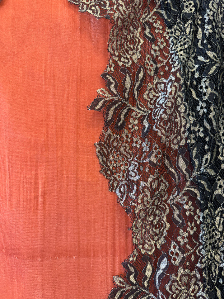 Aneira – Crushed Velvet Lace Suit