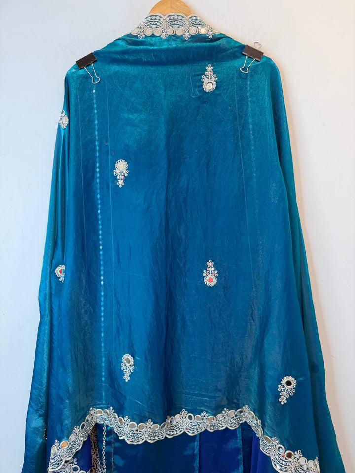 Zaretta – Glass Organza Mirror Aari Suit