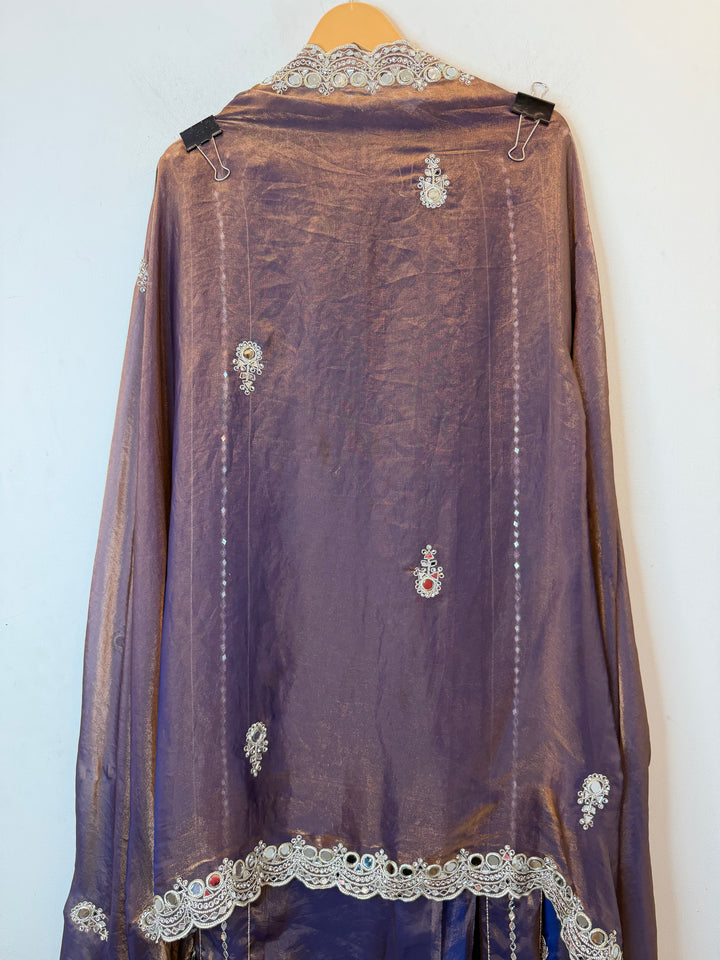 Zaretta – Glass Organza Mirror Aari Suit