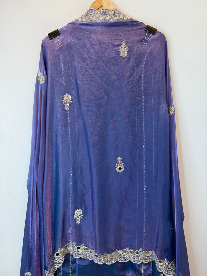 Zaretta – Glass Organza Mirror Aari Suit