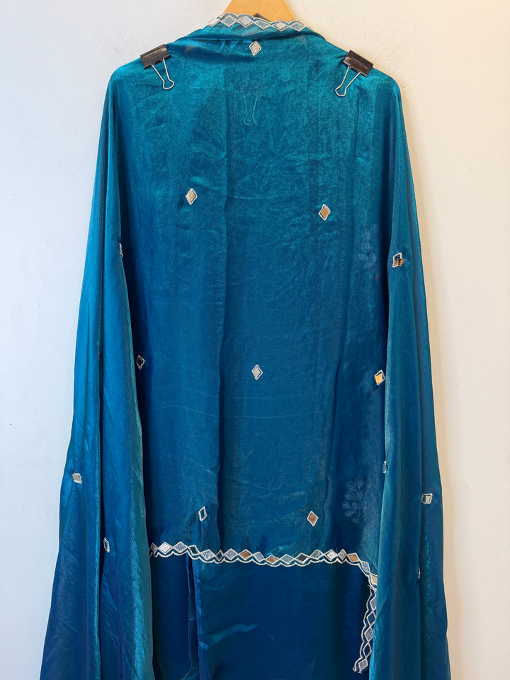 Ishara – Glass Organza Mirror Work Suit