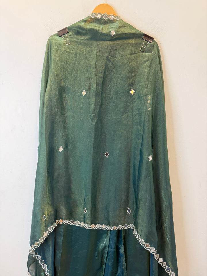 Ishara – Glass Organza Mirror Work Suit