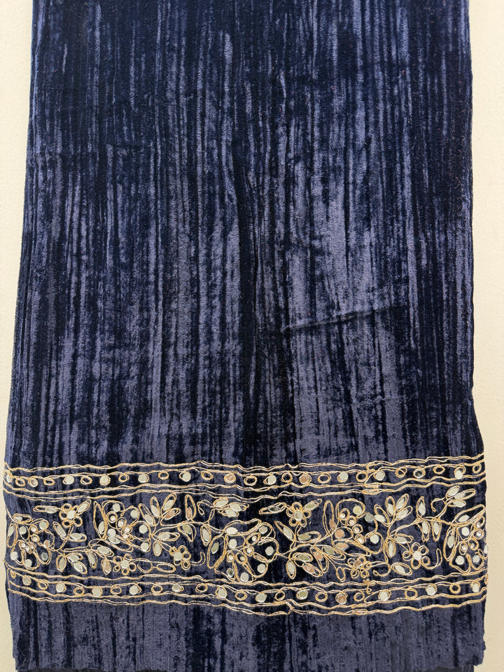 Reha – Crushed Velvet Mirror Work Suit