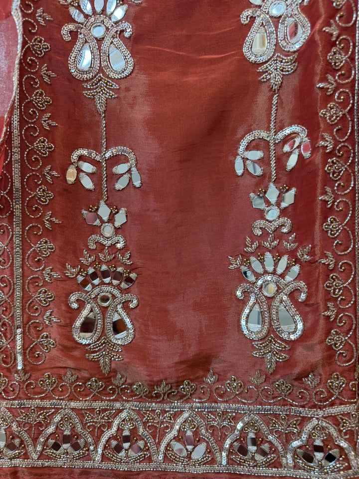 Zahira – Tissue Handworked Suit