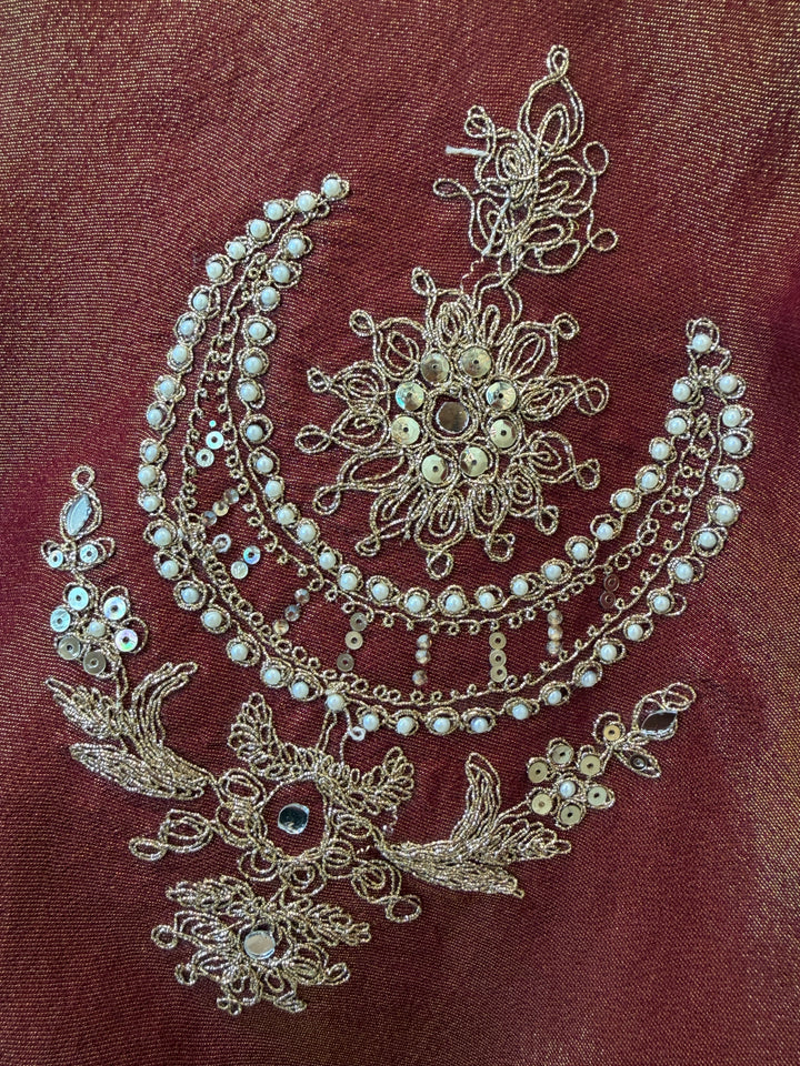 Mahveen – Velvet Pearl &amp; Dabka Suit