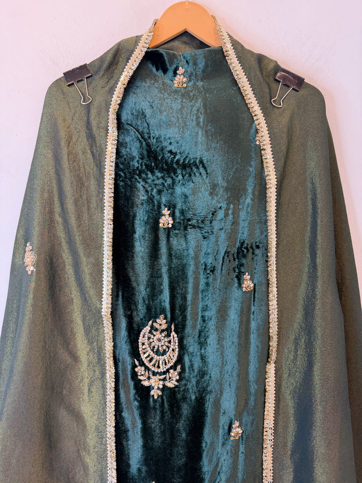 Mahveen – Velvet Pearl &amp; Dabka Suit