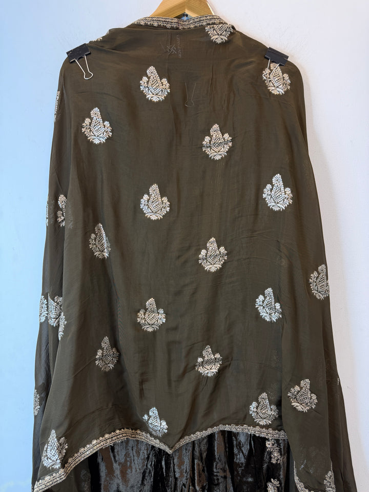 Aneza – Velvet &amp; Banarasi Organza Suit