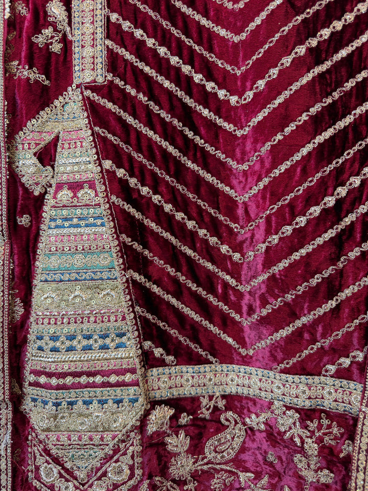 Aneza – Velvet &amp; Banarasi Organza Suit