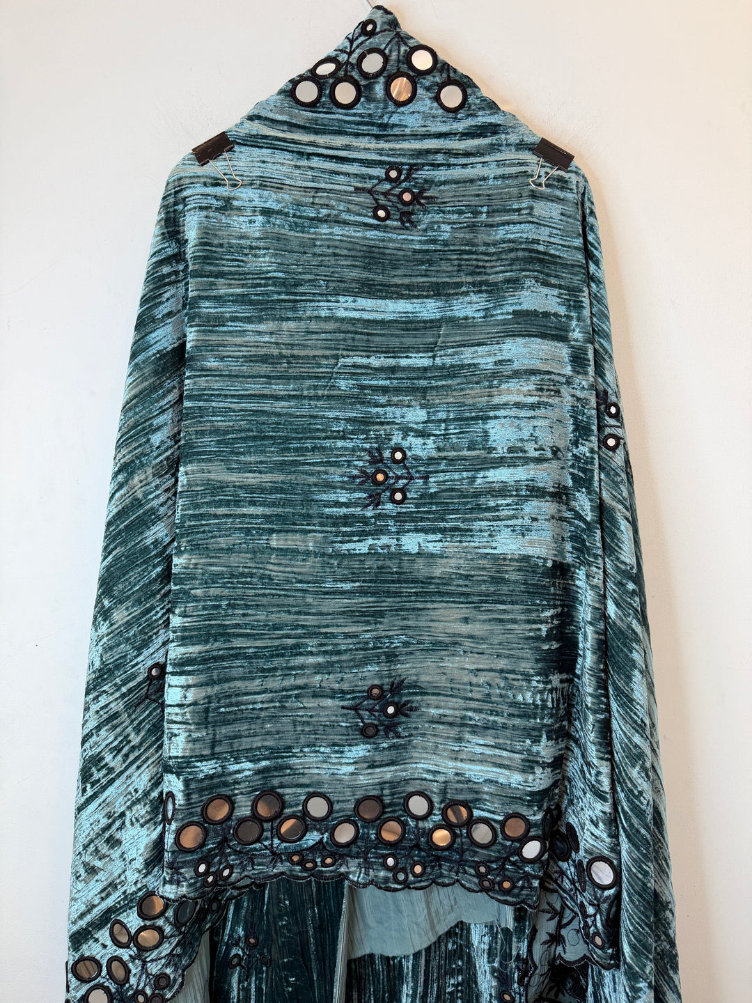 Elvaya – Crushed Velvet Foil Mirror Suit