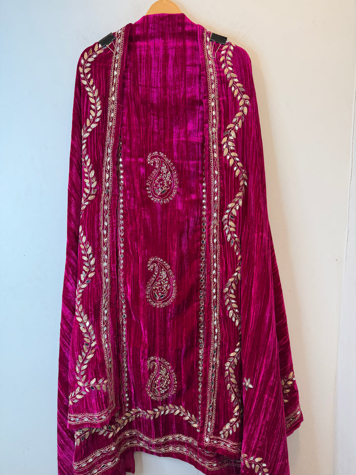 Maizah – Crushed Velvet Ambi Mirror Suit