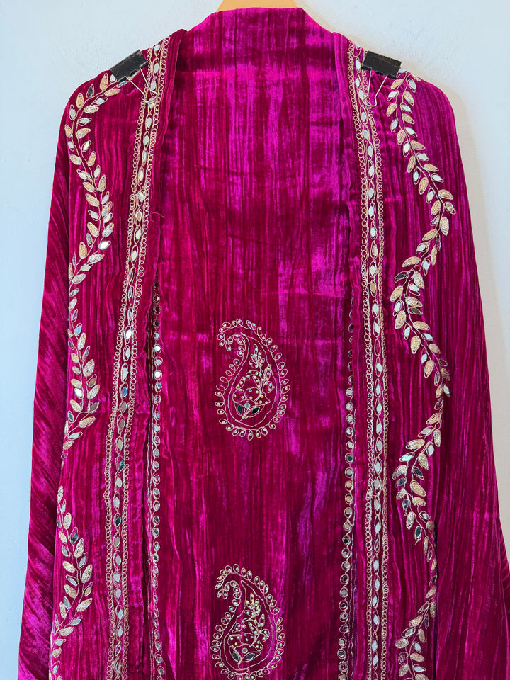 Maizah – Crushed Velvet Ambi Mirror Suit