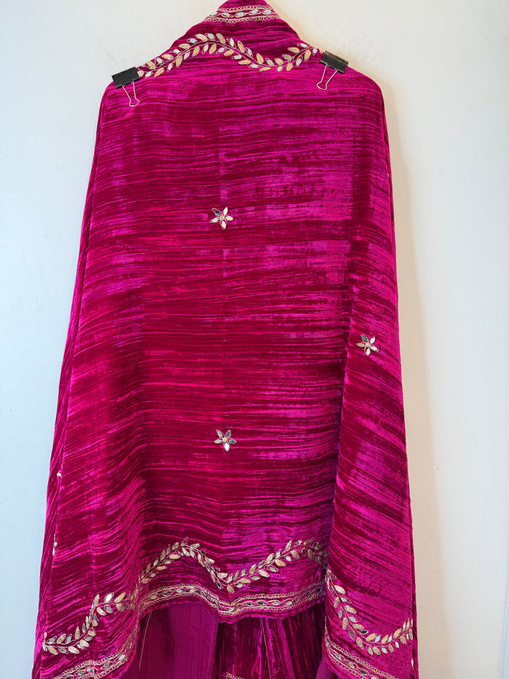 Maizah – Crushed Velvet Ambi Mirror Suit