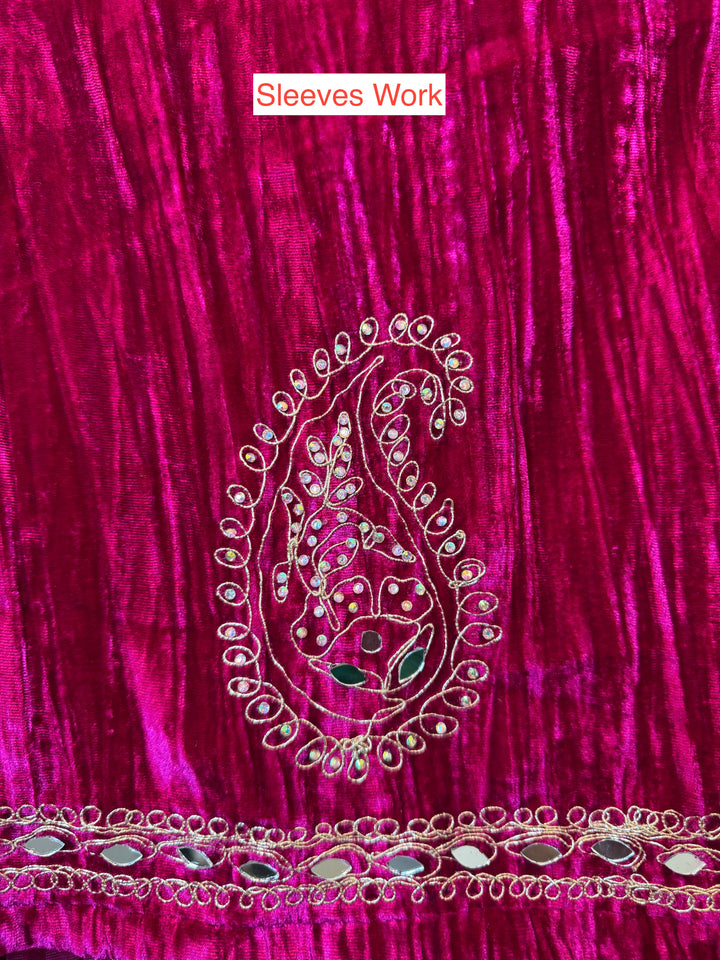 Maizah – Crushed Velvet Ambi Mirror Suit