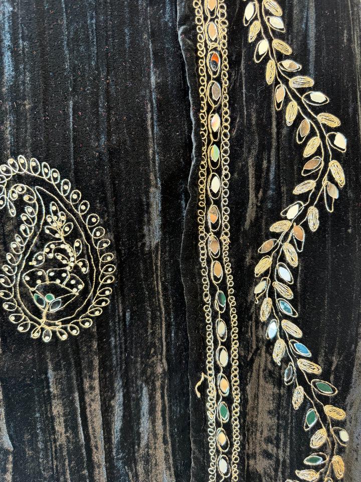 Maizah – Crushed Velvet Ambi Mirror Suit