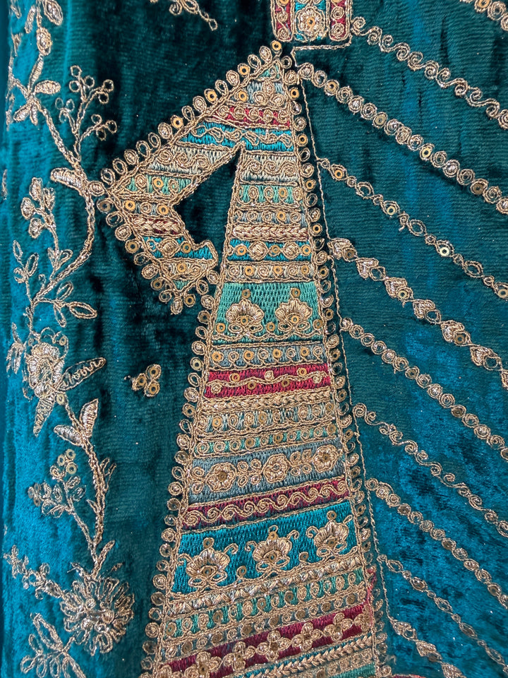 Aneza – Velvet &amp; Banarasi Organza Suit