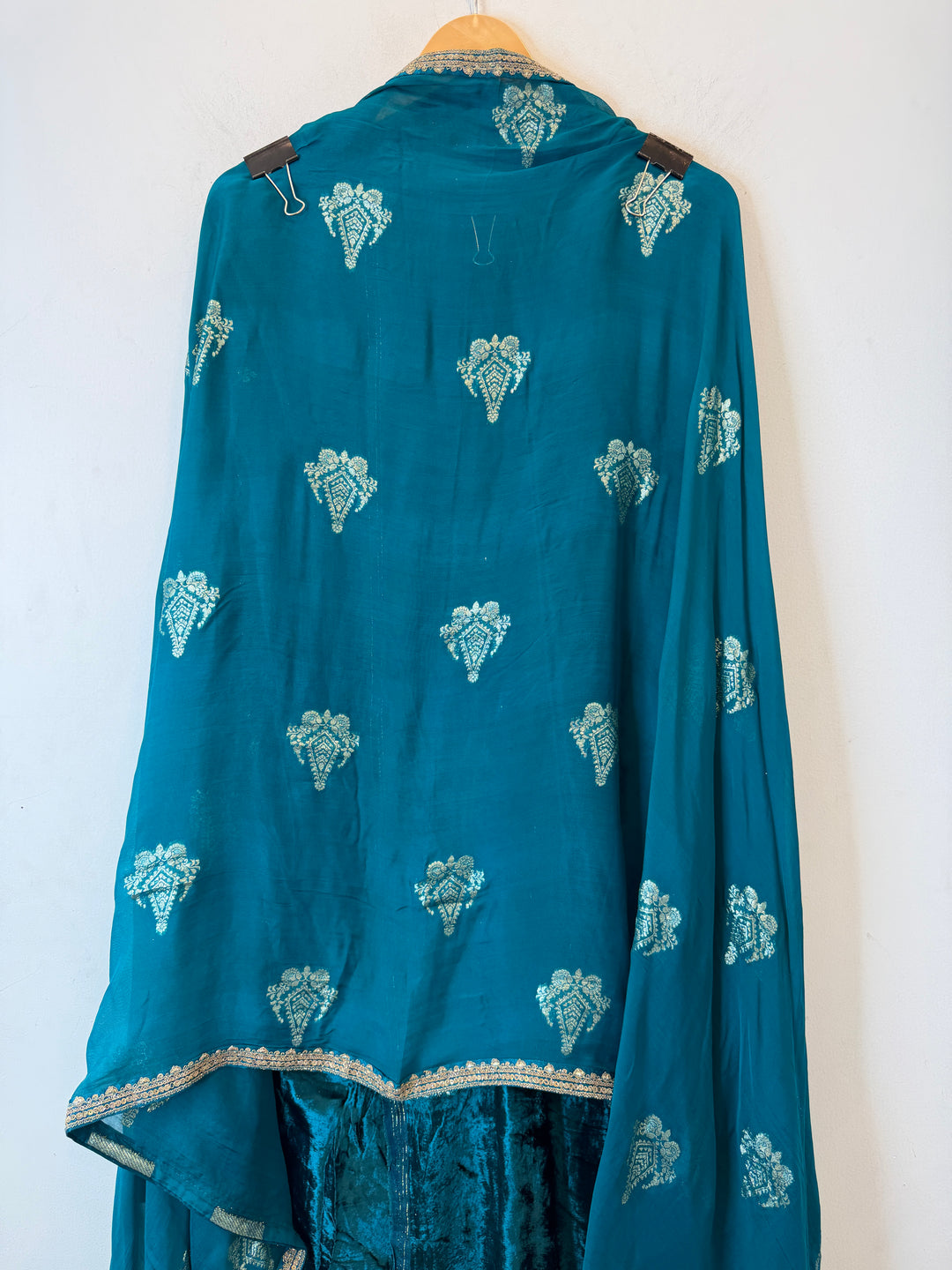 Aneza – Velvet &amp; Banarasi Organza Suit