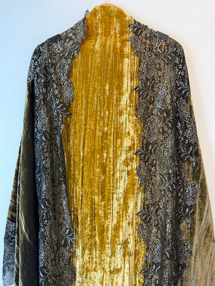 Eshara – Velvet &amp; Chantilly Lace Suit