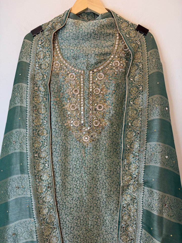 Zehana – Tissue Brocade Handwork Suit