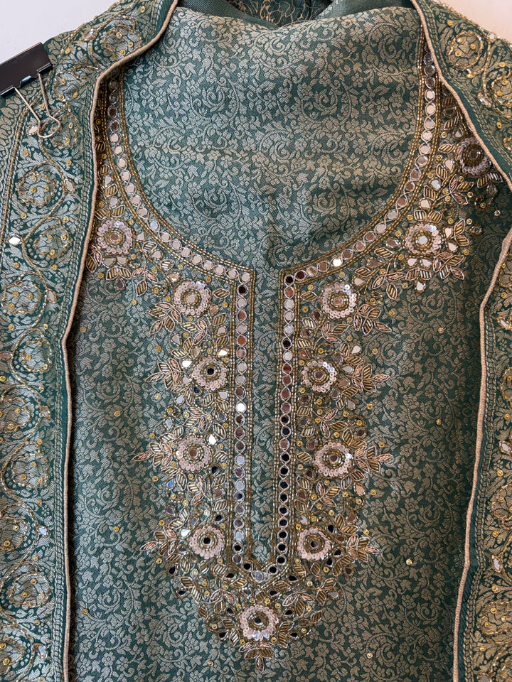 Zehana – Tissue Brocade Handwork Suit
