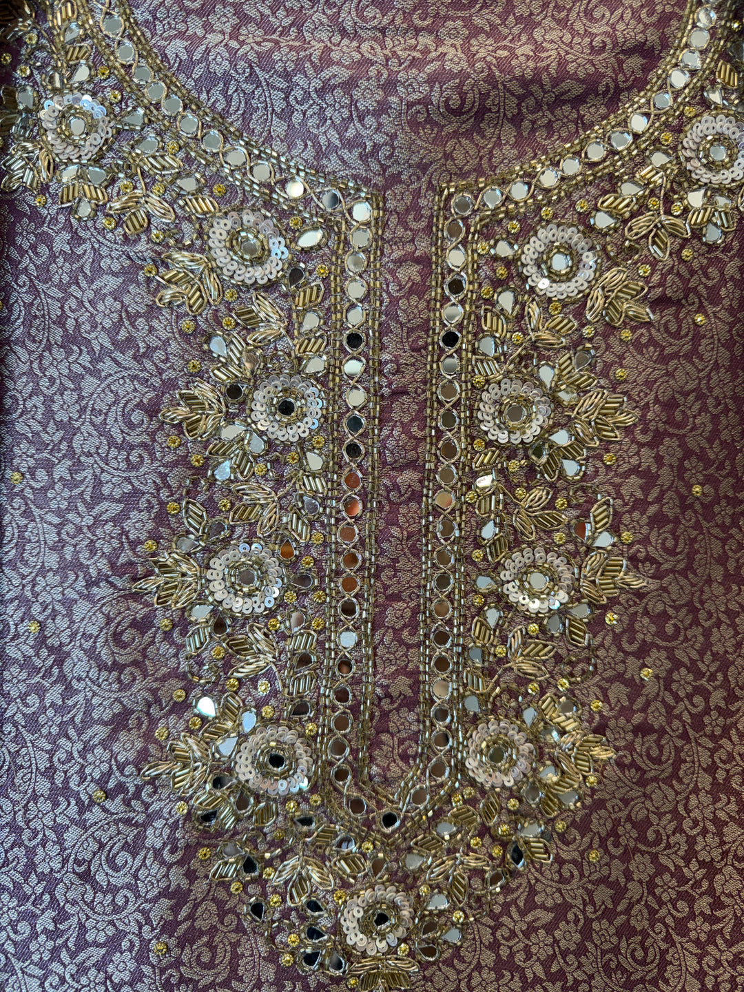Zehana – Tissue Brocade Handwork Suit