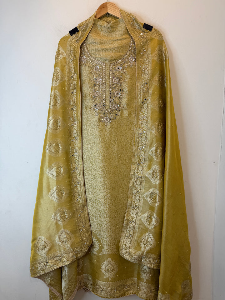 Zehana – Tissue Brocade Handwork Suit