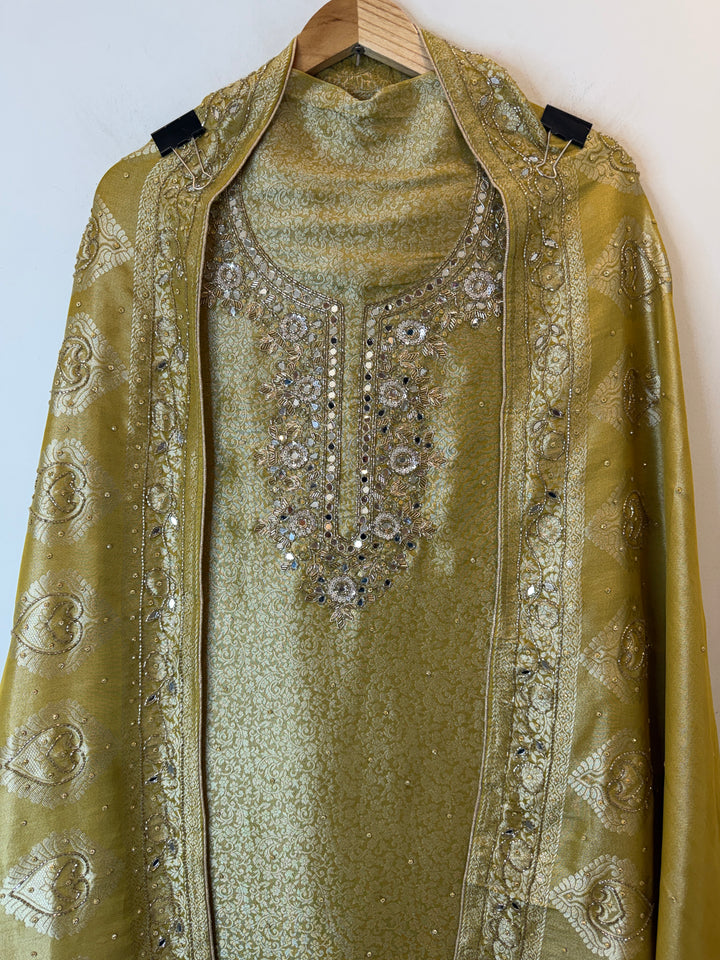 Zehana – Tissue Brocade Handwork Suit