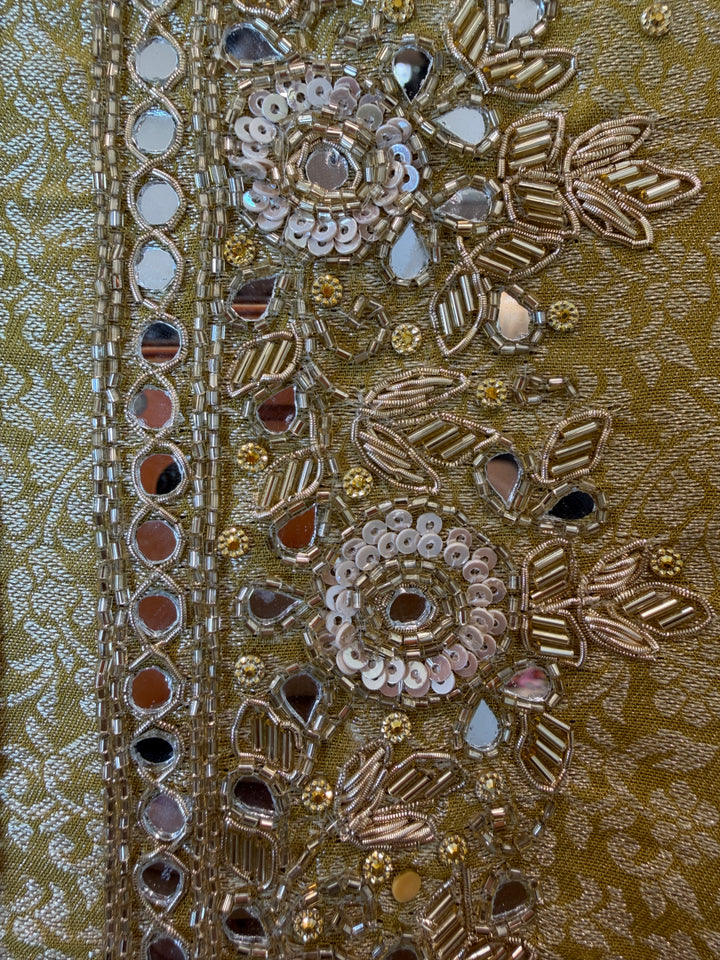 Zehana – Tissue Brocade Handwork Suit