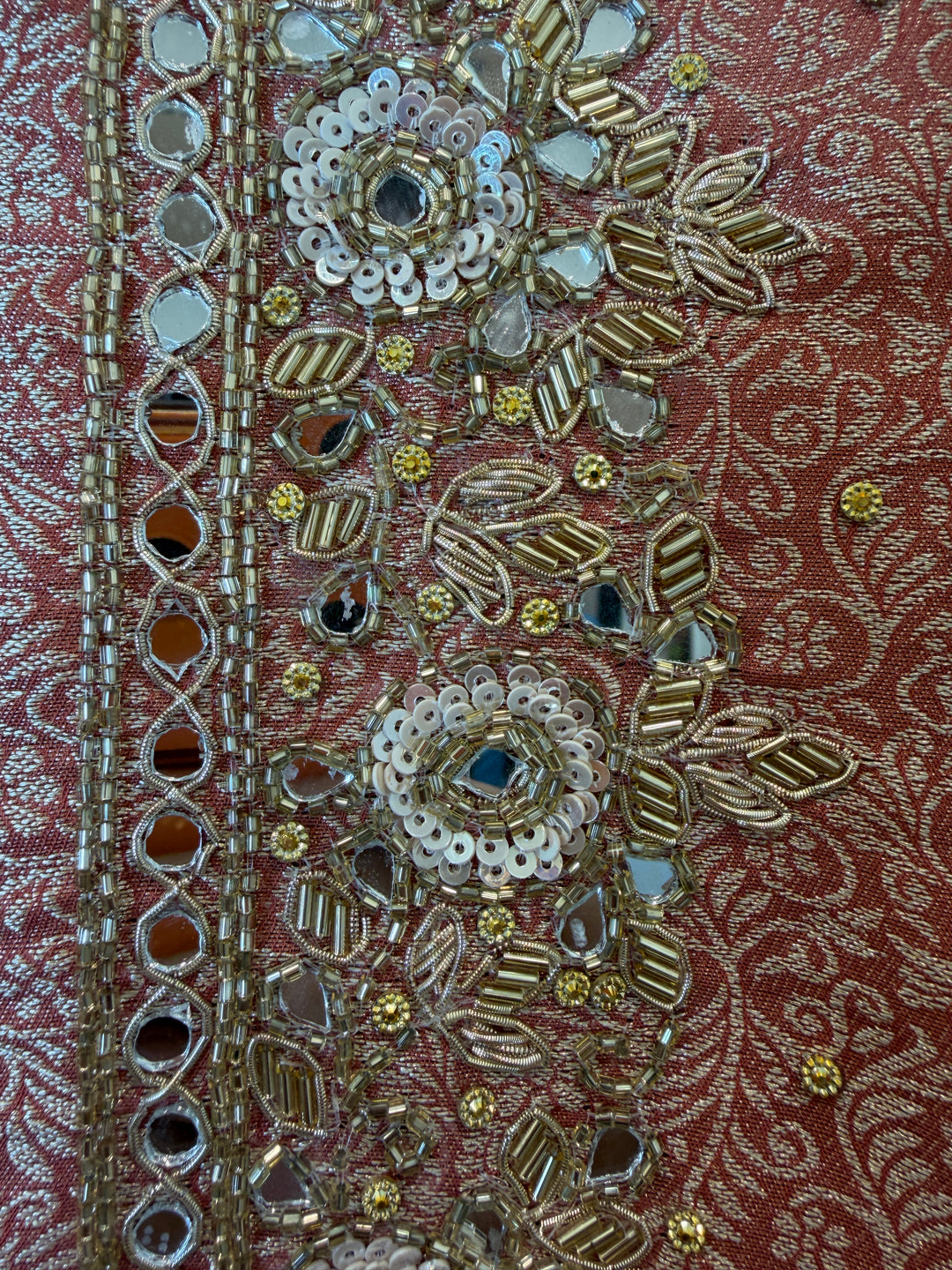 Zehana – Tissue Brocade Handwork Suit