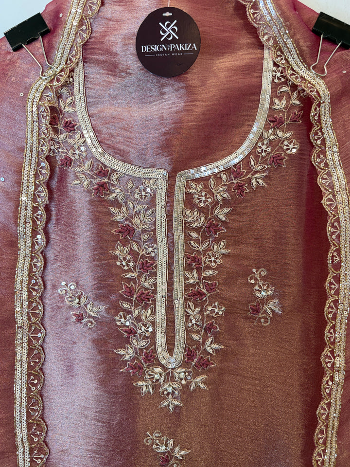 Nayela – Tissue Dabka Handwork Suit