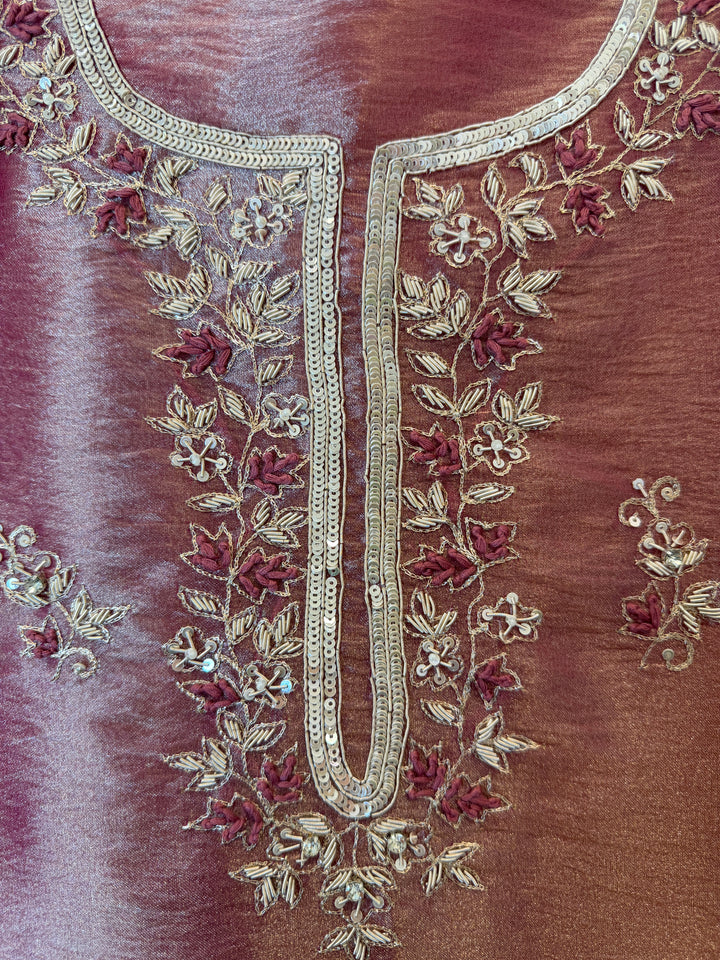Nayela – Tissue Dabka Handwork Suit