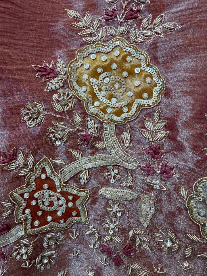 Nayela – Tissue Dabka Handwork Suit