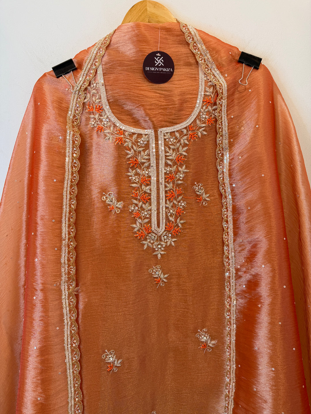 Nayela – Tissue Dabka Handwork Suit