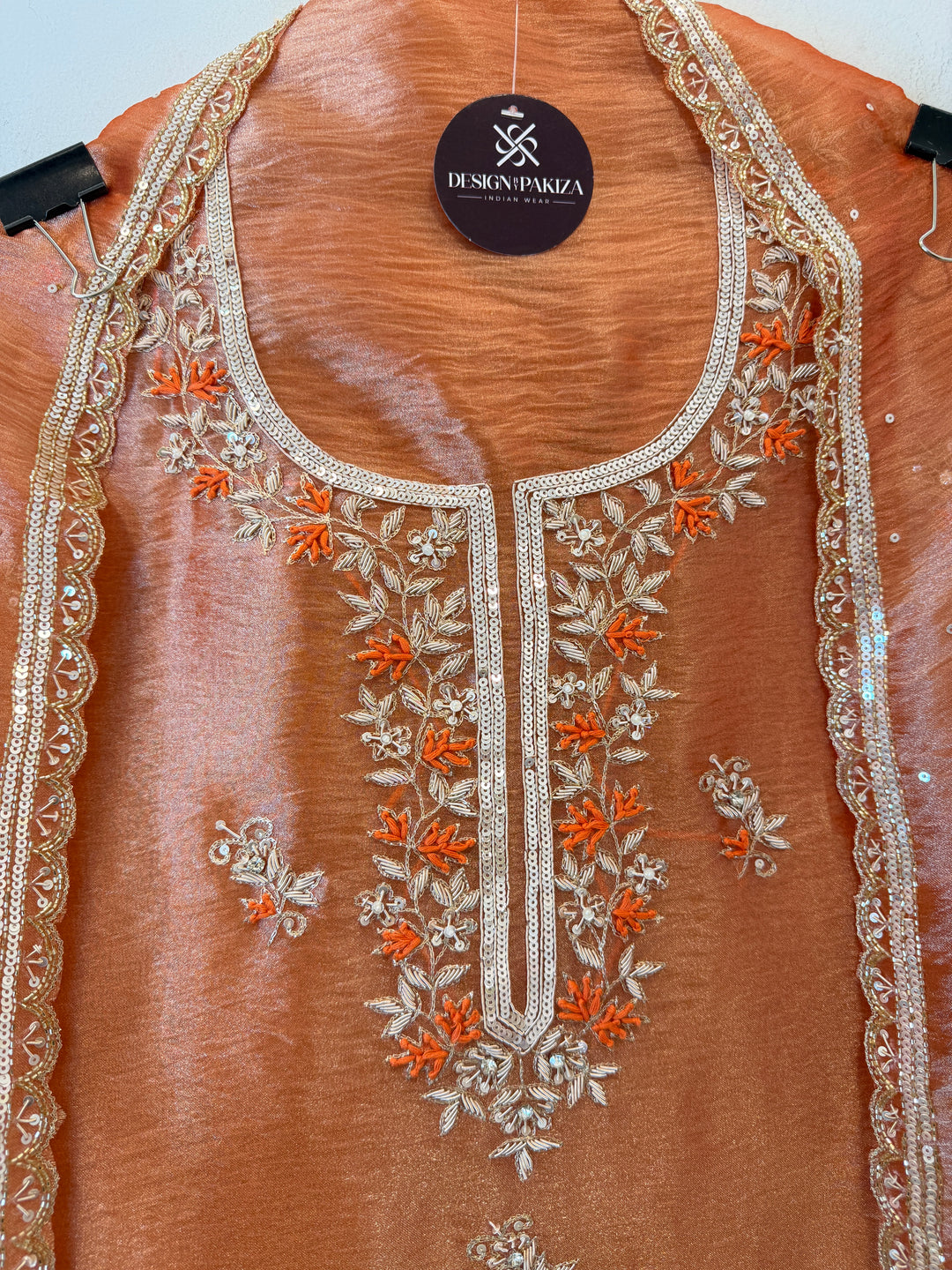 Nayela – Tissue Dabka Handwork Suit