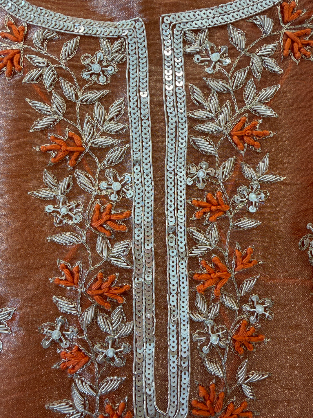 Nayela – Tissue Dabka Handwork Suit