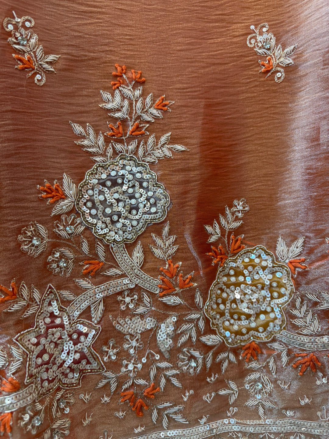 Nayela – Tissue Dabka Handwork Suit