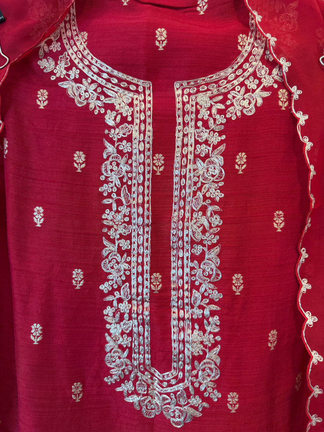 Amaina – Raw Silk Dori Work Suit