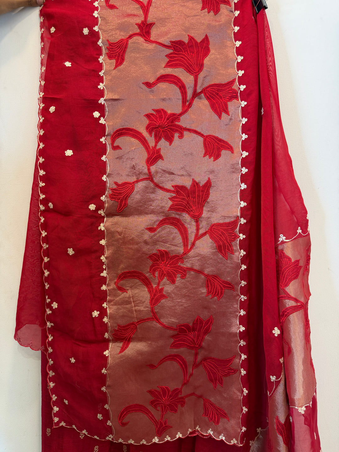 Amaina – Raw Silk Dori Work Suit