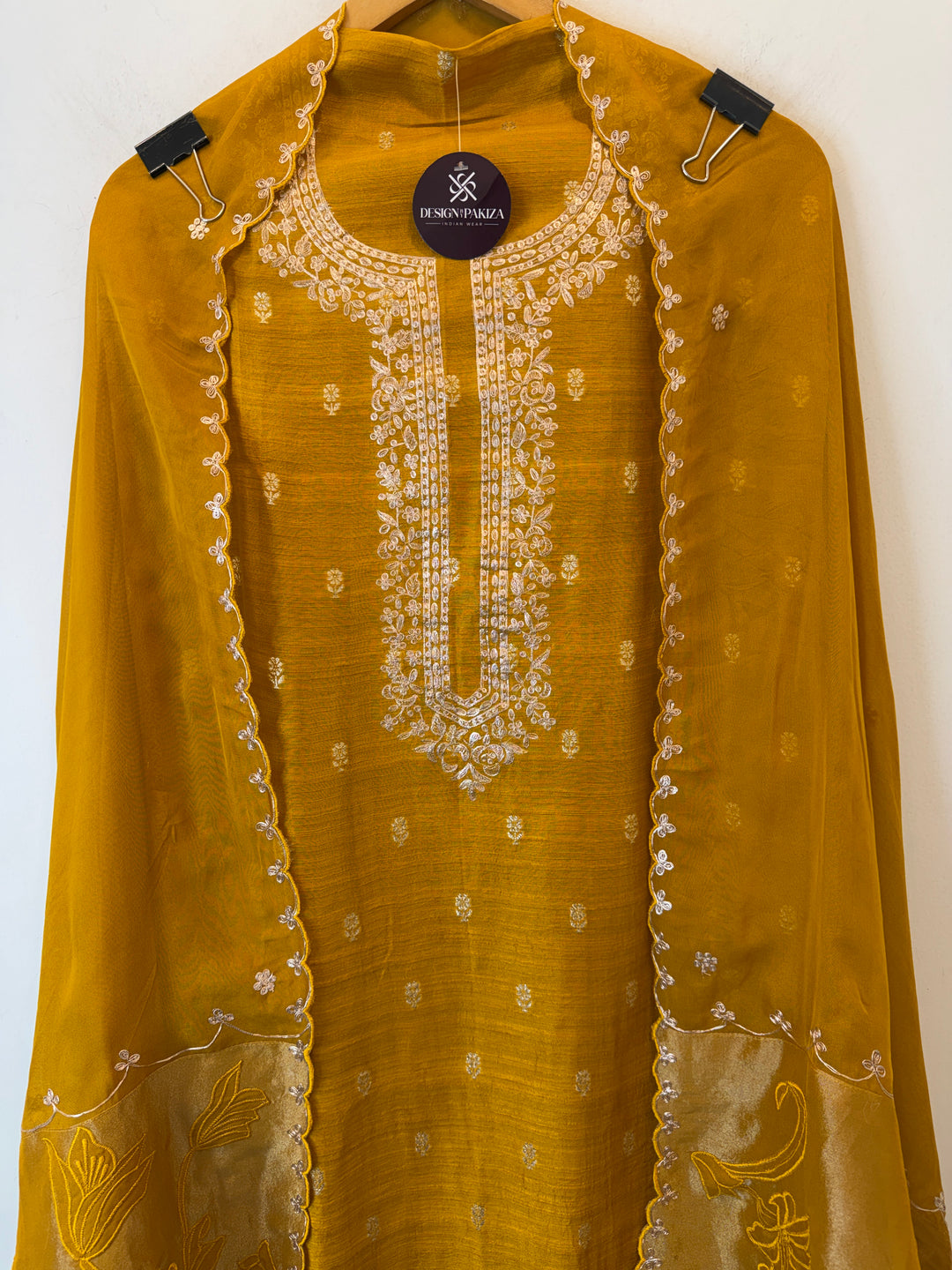 Amaina – Raw Silk Dori Work Suit