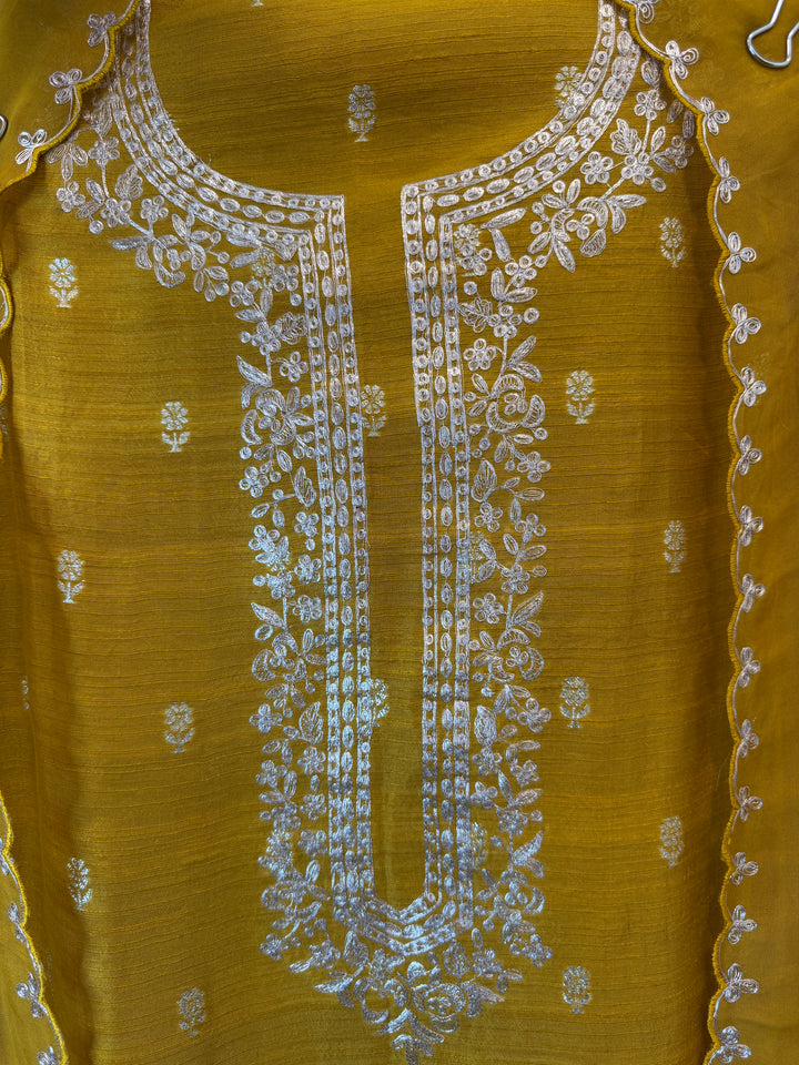Amaina – Raw Silk Dori Work Suit