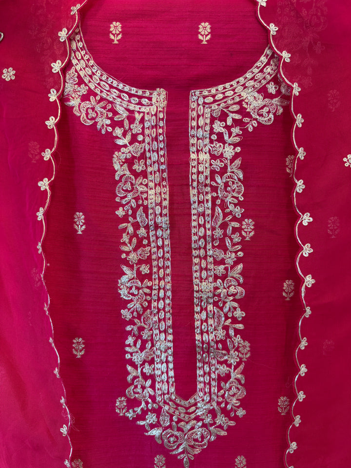 Amaina – Raw Silk Dori Work Suit