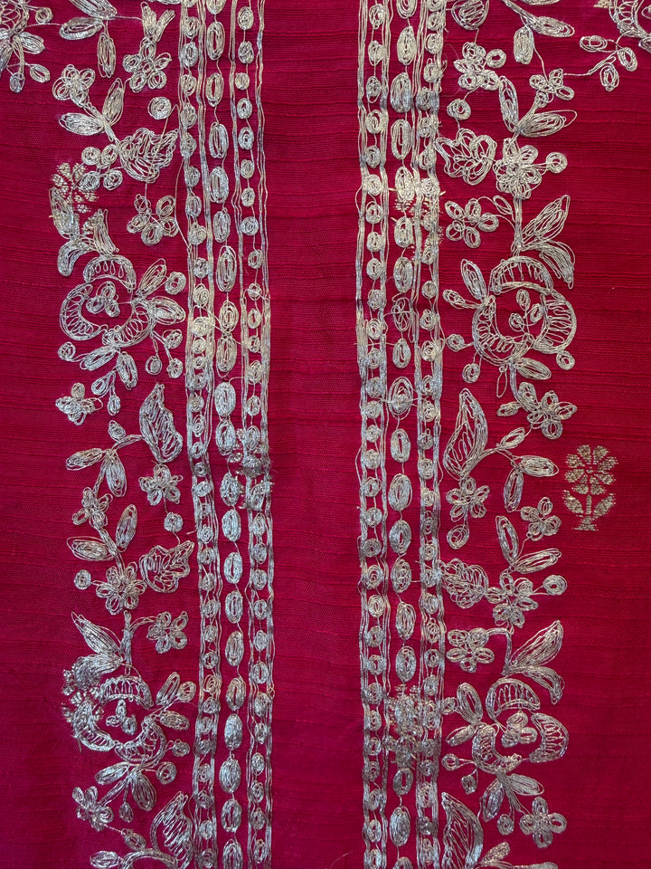 Amaina – Raw Silk Dori Work Suit